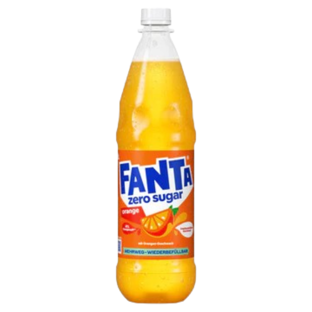 Fanta Zero Sugar Orange 1,0 L