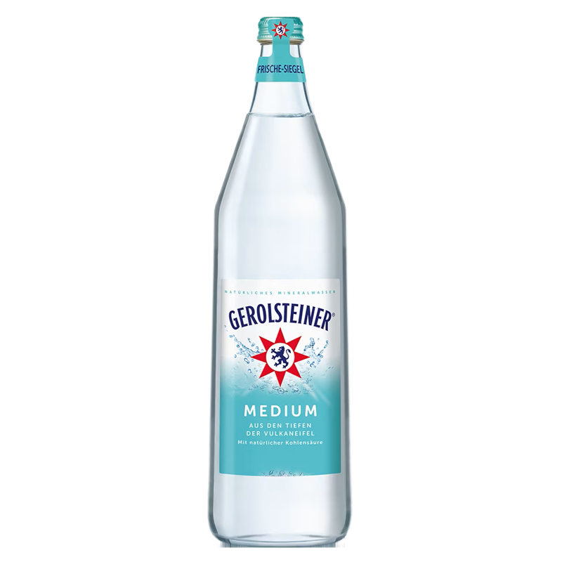 Gerolsteiner Mineralwasser Medium 1,0 L