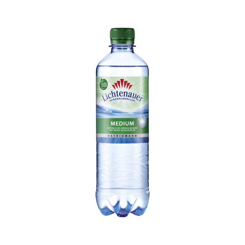 Lichtenauer Mineralwasser Medium 6x0,5 L