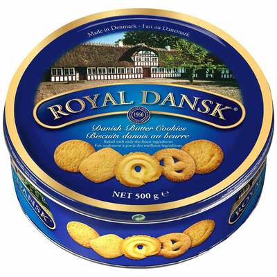 Royal Dansk Danish Butter Cookies 908g Dose