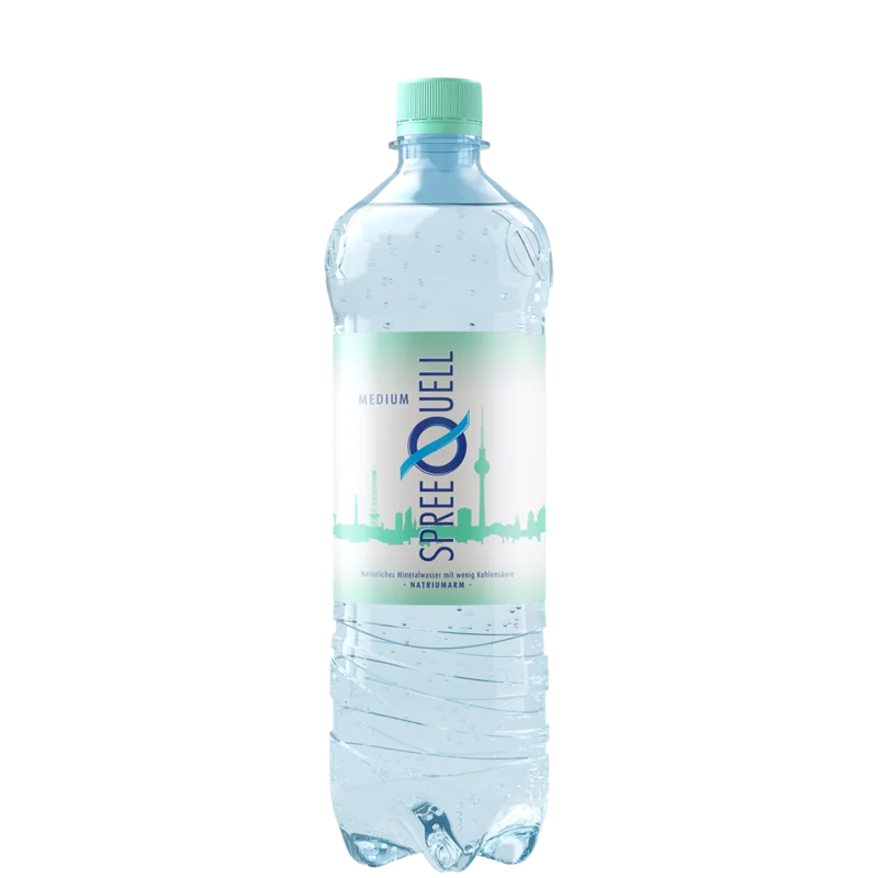 Spreequell Mineralwasser Medium 1,0 L