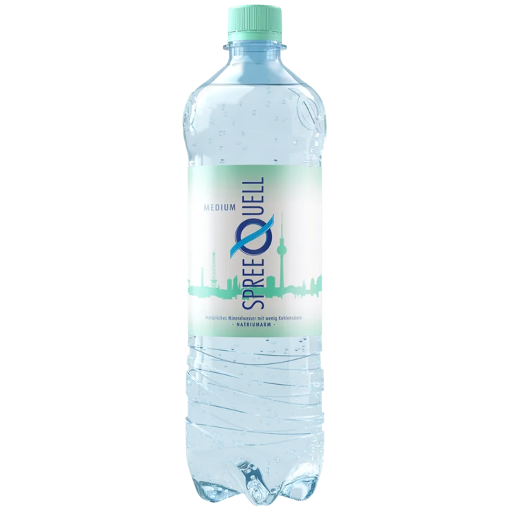 Spreequell Mineralwasser Medium 6x1,0 L EINWEG
