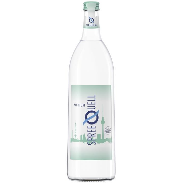 Spreequell Mineralwasser Medium 6x1,0 L