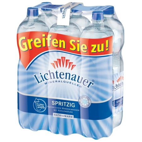 Lichtenauer Mineralwasser Spritzig 1,5 L