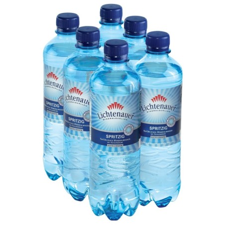 Lichtenauer Mineralwasser Spritzig 0,5 L