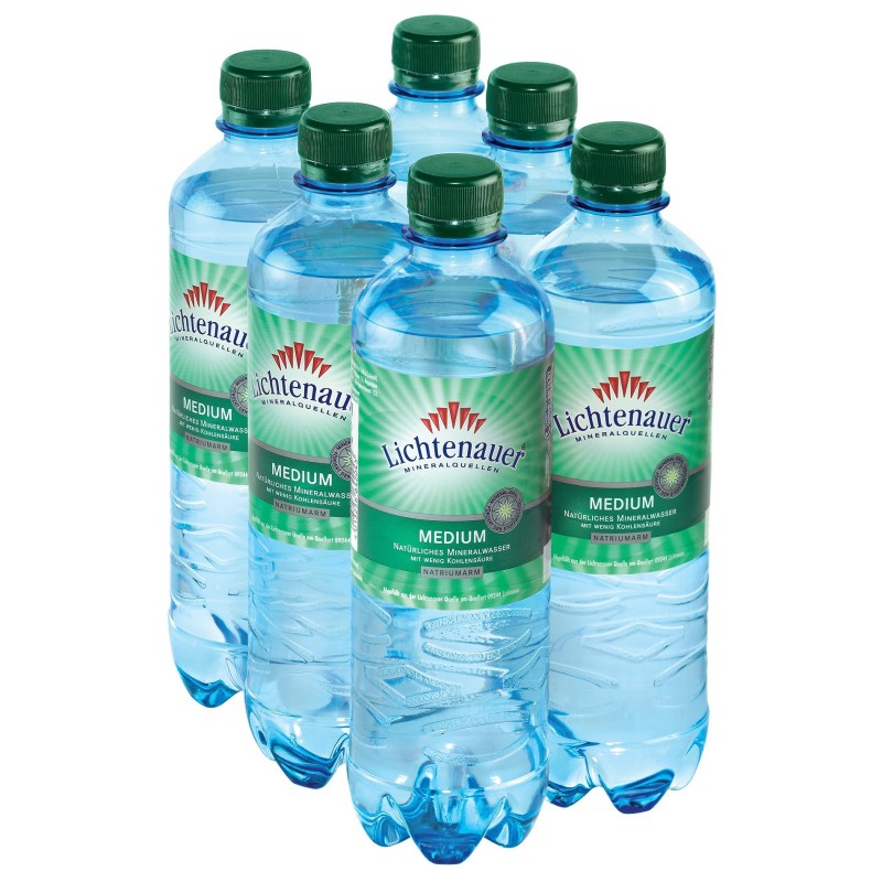 Lichtenauer Mineralwasser Medium 0,5 L