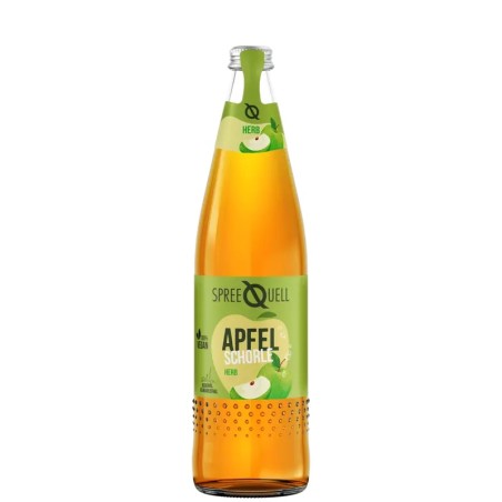 SpreeQuell Apfelschorle Herb 0,75 Liter