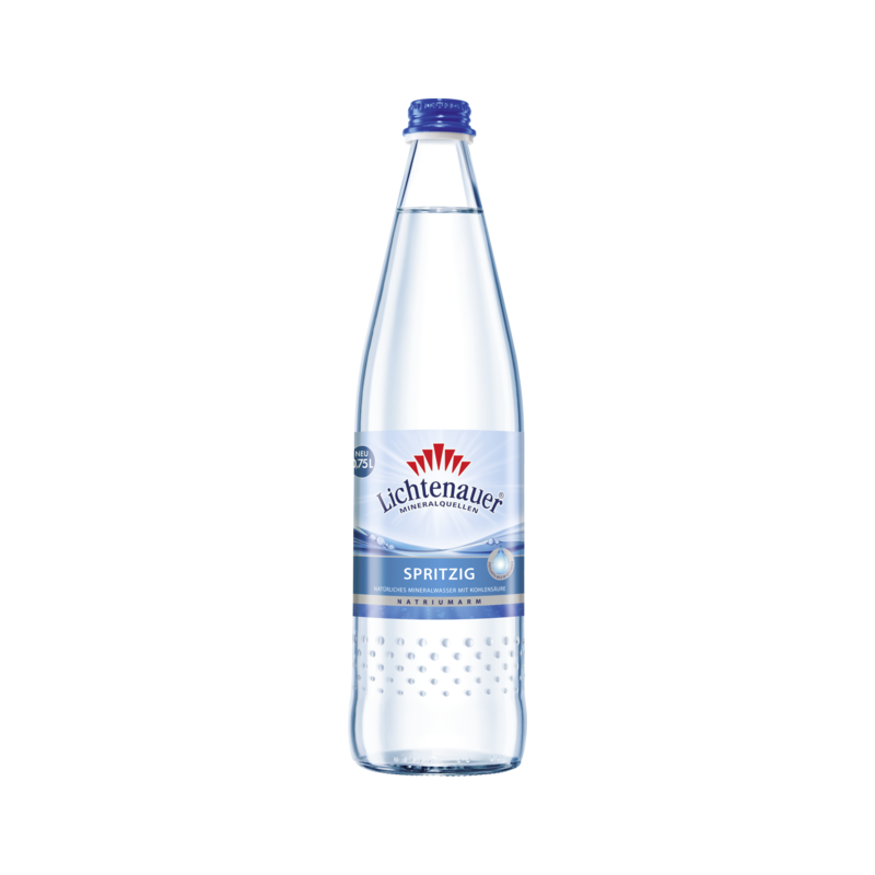 Lichtenauer Mineralwasser Spritzig 0,75 L