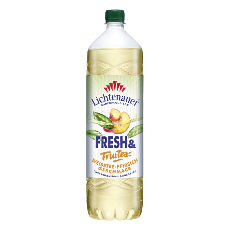 Lichtenauer Fresh'n Frui Tea Weißtee-Pfirsich 1,5 L