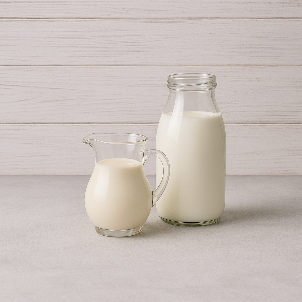 Milch - Sahne - Milchersatz