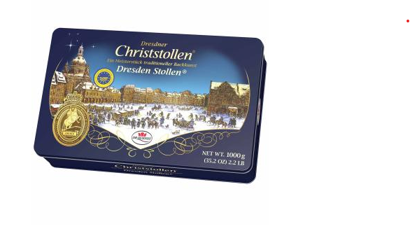 Dr. Quendt Dresdner Christstollen - 1kg in Metalldose