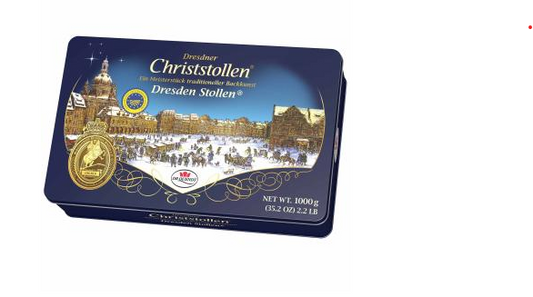 Dr. Quendt Dresdner Christstollen - 1kg in Metalldose