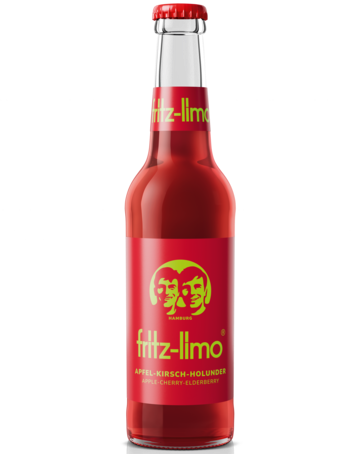 fritz-limo Apfel-Kirsch-Holunder 24x0,33 L