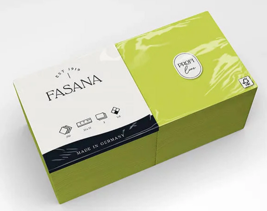 FASANA Servietten GRÜN - 33x33cm - 1 x 250 Stück