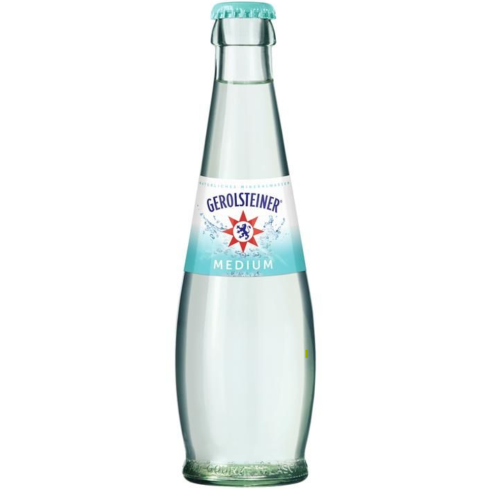 Gerolsteiner Gourmet  Mineralwasser Medium 0,25 L
