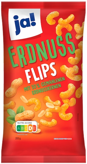 JA! Erdnussflips - 200g Tüte