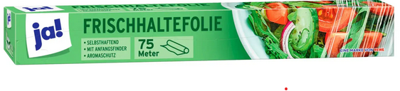 JA! Frischaltefolie - 1 Rolle mit 75m