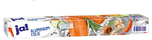 JA! Alufolie - 1 Rolle mit 50m