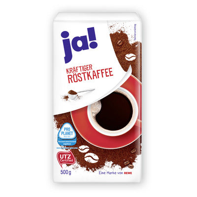 ja! Kaffee kräftig gemahlen