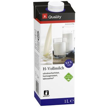 H-Milch laktosefrei 3,5 % Fett