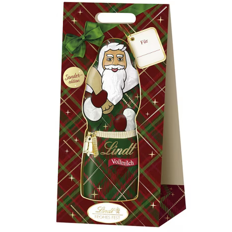 Lindt Weihnachtsmann 1 x 1kg - GRÜN