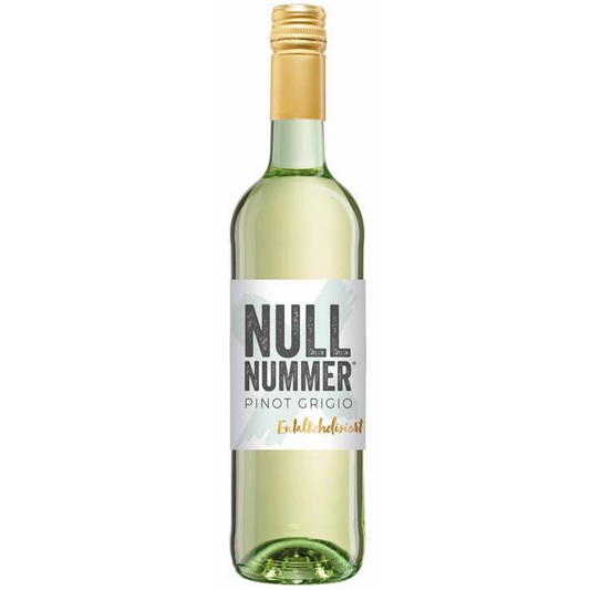 Nullnummer Pinot Grigio - 750ml Flasche - Entalkoholisierter Weißwein