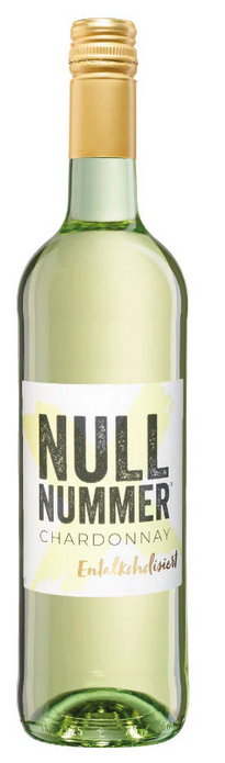 Nullnummer Chardonnay - 750ml Flasche - Entalkoholisierter Weißwein