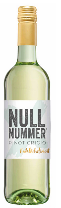 Nullnummer Pinot Grigio - 750ml Flasche - Entalkoholisierter Weißwein