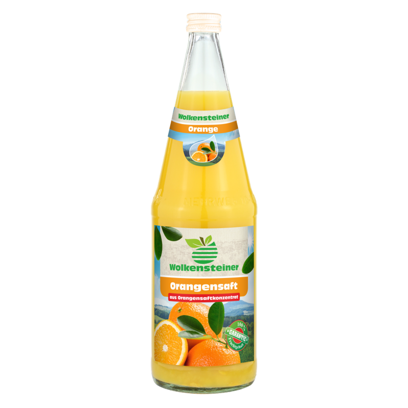 Wolkensteiner Orangensaft 1,0 L