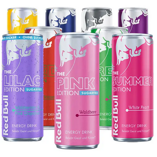 Red Bull - DIVERSE Sorten