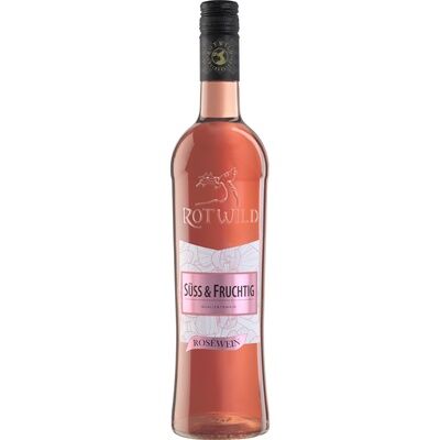 Rotwild süß & fruchtig Rosé QbA lieblich 0,75 L