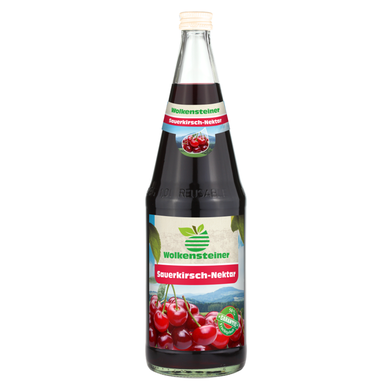 Wolkensteiner Sauerkirsch-Nektar 1,0 L