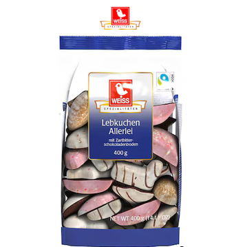 Weiss Lebkuchen Allerlei 600g