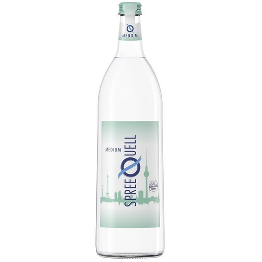 Spreequell Mineralwasser Medium 6x1,0 L