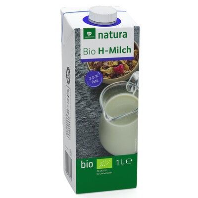 natura Bio H-Milch 3,8 % Fett - 1 Ltr.