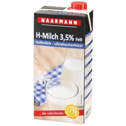 Naarmann H-Milch 3,5 % Fett - 1 Ltr.