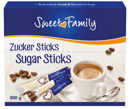 Zuckersticks Weiß - 100 x 5gr.