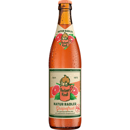 Berliner Kindl Radler Naturtrüb Grapefruit 0,5 L